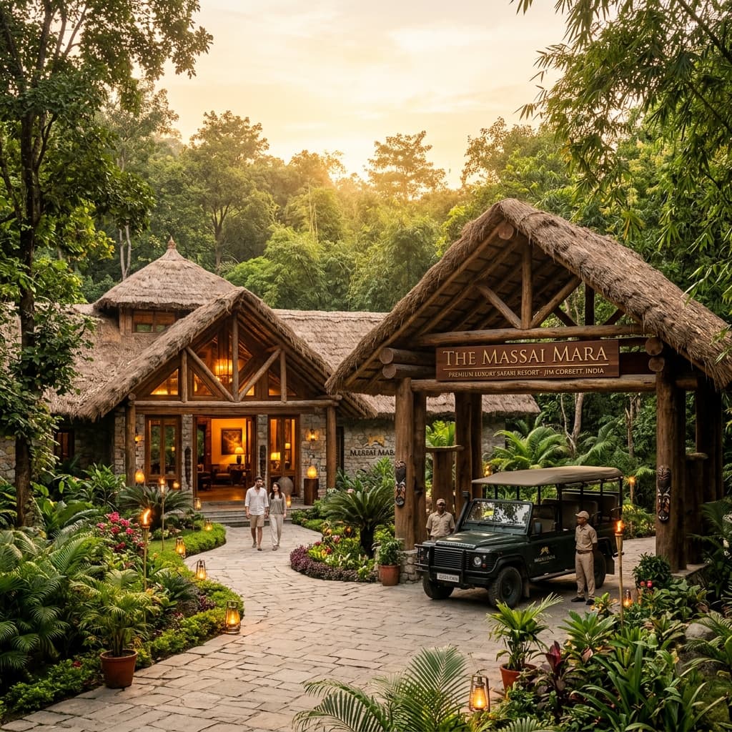 The Maasai Mara Resort - Luxury Resort in Jim Corbett - Gola Holidays