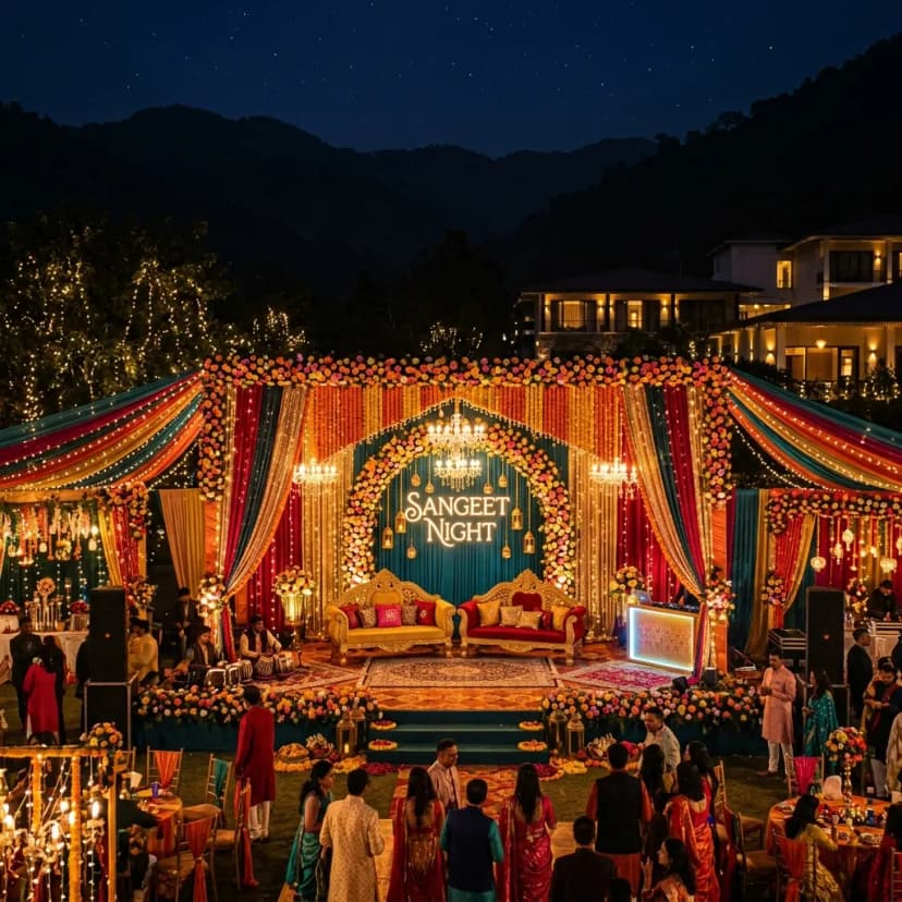 Sangeet night celebration